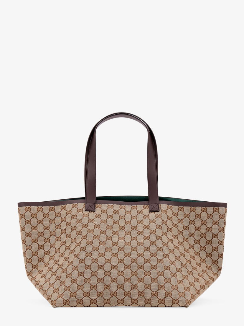 Голяма пазарска чанта Gucci TOTISSIMA Бежово | 788203FADH39786