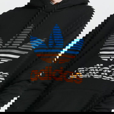 Суитчър adidas Originals Trefoil Ombre Hoodie Черно | GP0158, 4