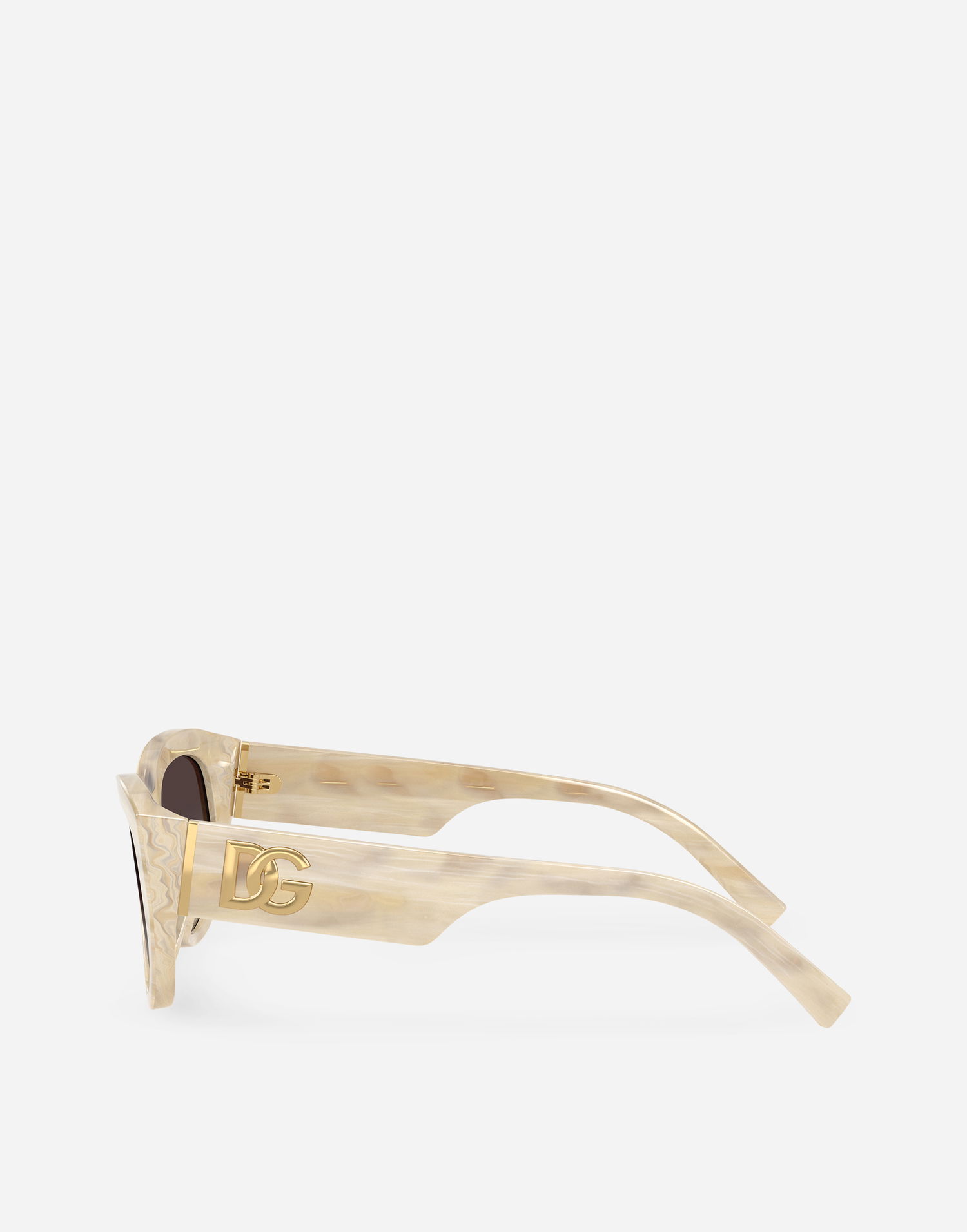 Слънчеви очила Dolce & Gabbana Dg Crossed Striped Cat-Eye New Arrivals Бежово | VG4514VP48G9V000, 1