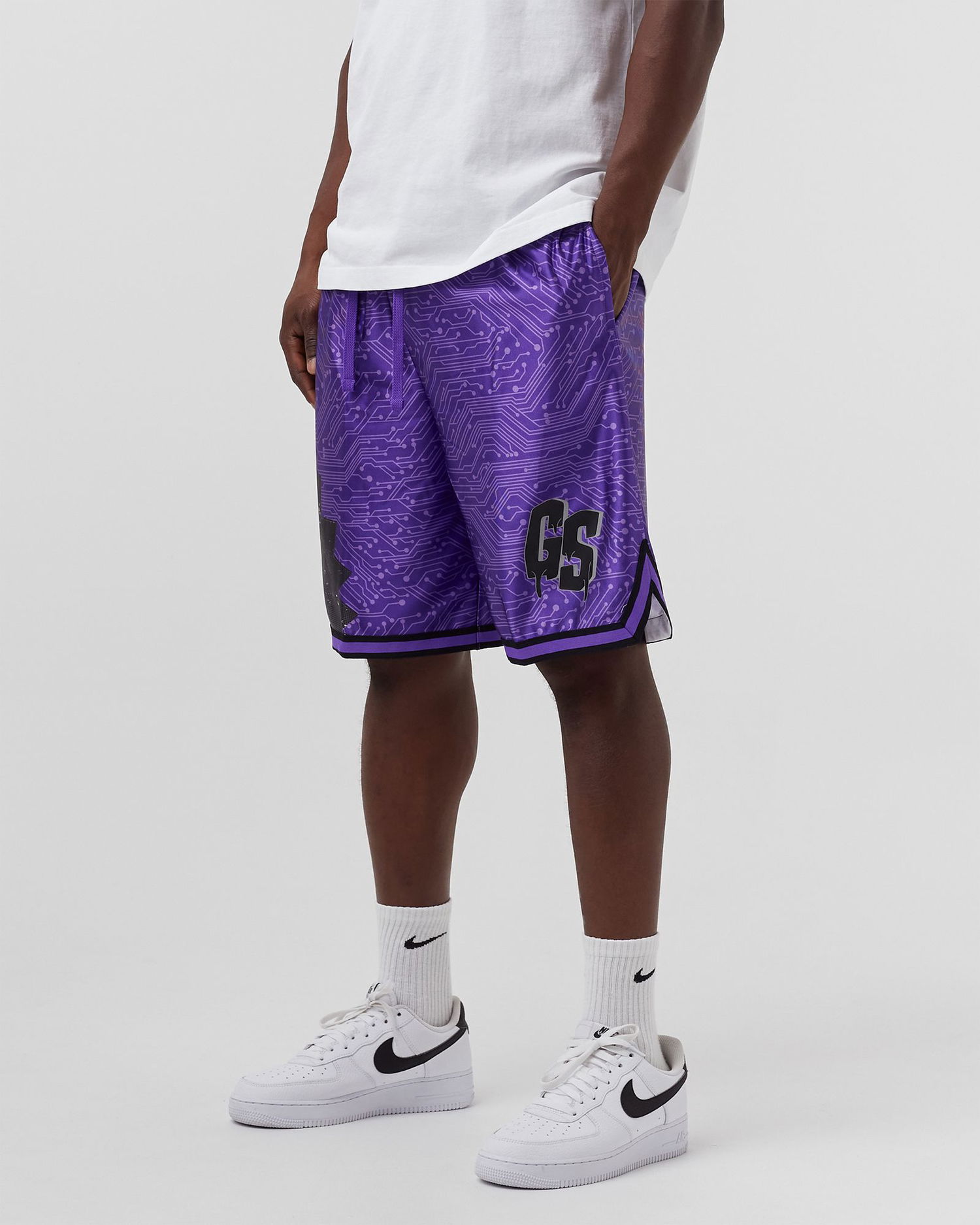 Къси панталони Nike LeBron Space Jam x "Goon Squad" Shorts Лилаво | 195238072025, 1