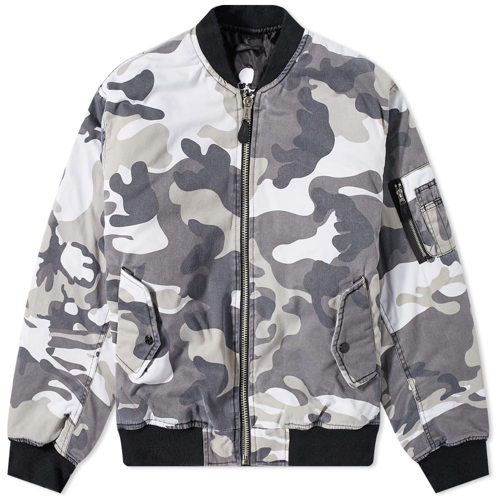 Яке бомбър Mastermind WORLD Fostex x Bomber Jacket Сиво | MW21C08-BL510-2, 0