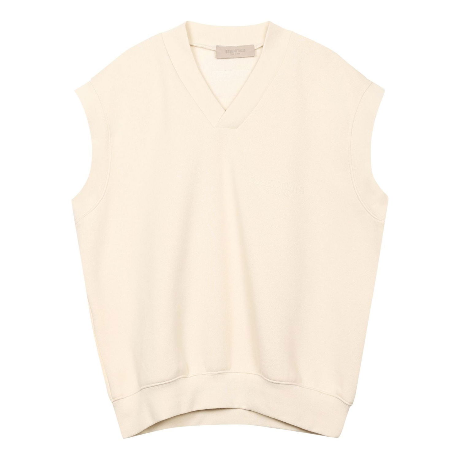 Пуловер Fear of God Essentials FW22 V-Neck Vest Бежово | FOG-FW22-890, 0