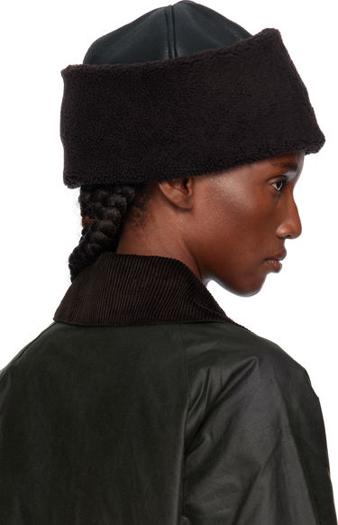 Шапка OUR LEGACY Our Legacy Blizzard Faux-Fur Trapper Hat Черно | A4258BD, 4