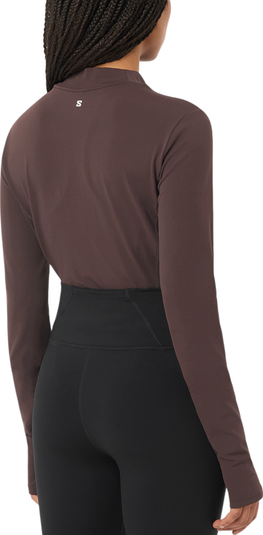 Тениска Salomon Salomon SHKout Bliss Long Sleeve T-Shirt Кафяво | lc2659800, 1