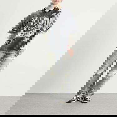 Фланелка AMIRI Spliced Oversized V-Neck Mesh Jersey with Champion XXVI Graphic Многоцветен | AMTOJR1011-001, 4