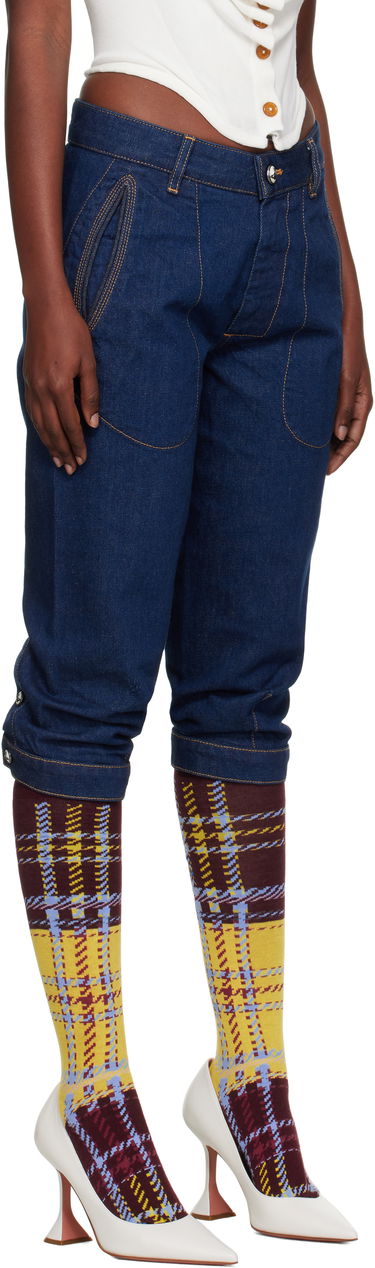 Дънки Vivienne Westwood Vivienne Westwood Casa Breeches Jeans Синьо | 3902000Z-W0162-, 4