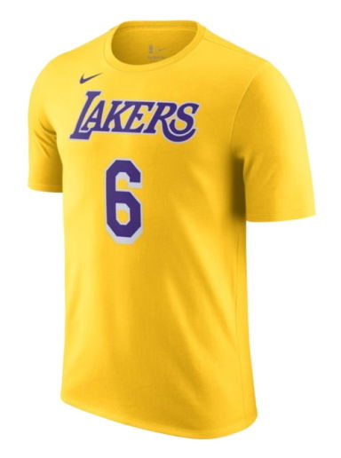 Тениска Nike Los Angeles Lakers T-Shirt Жълто | DR6380-728