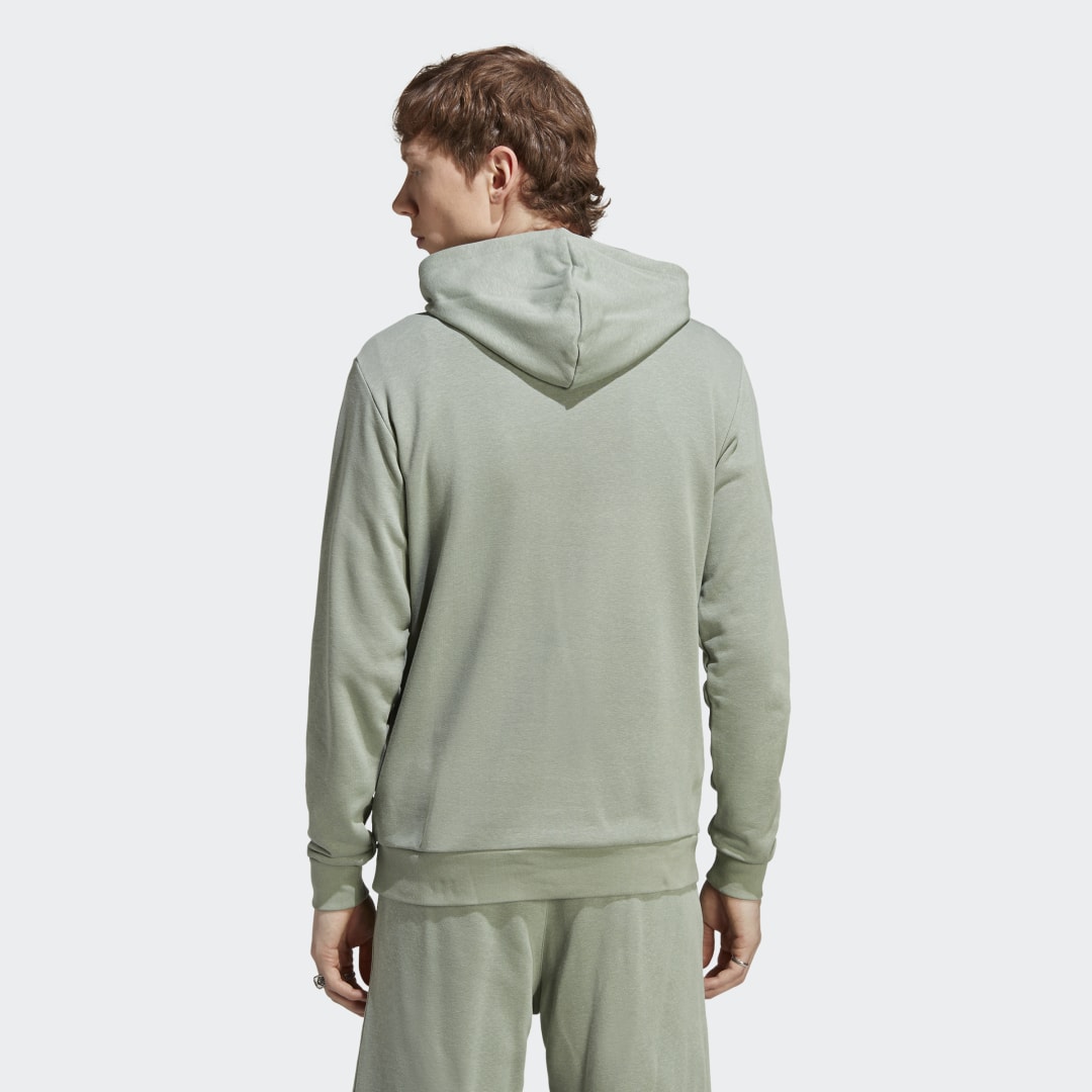 Суитчър adidas Originals Mikina Essentials+ Made With Hemp Hoodie Зелено | HR2962, 1