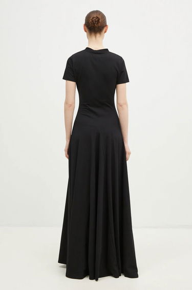 Pокля VETEMENTS VETEMENTS Embroidered Logo Maxi Dress Черно | WA66DR710B, 2