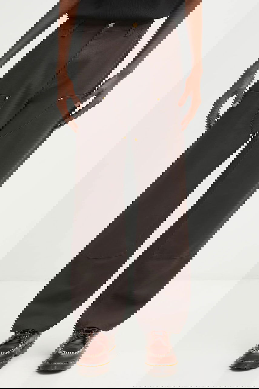 Панталони Carhartt WIP Double Knee Pant Кафяво | I031501.4702, 0