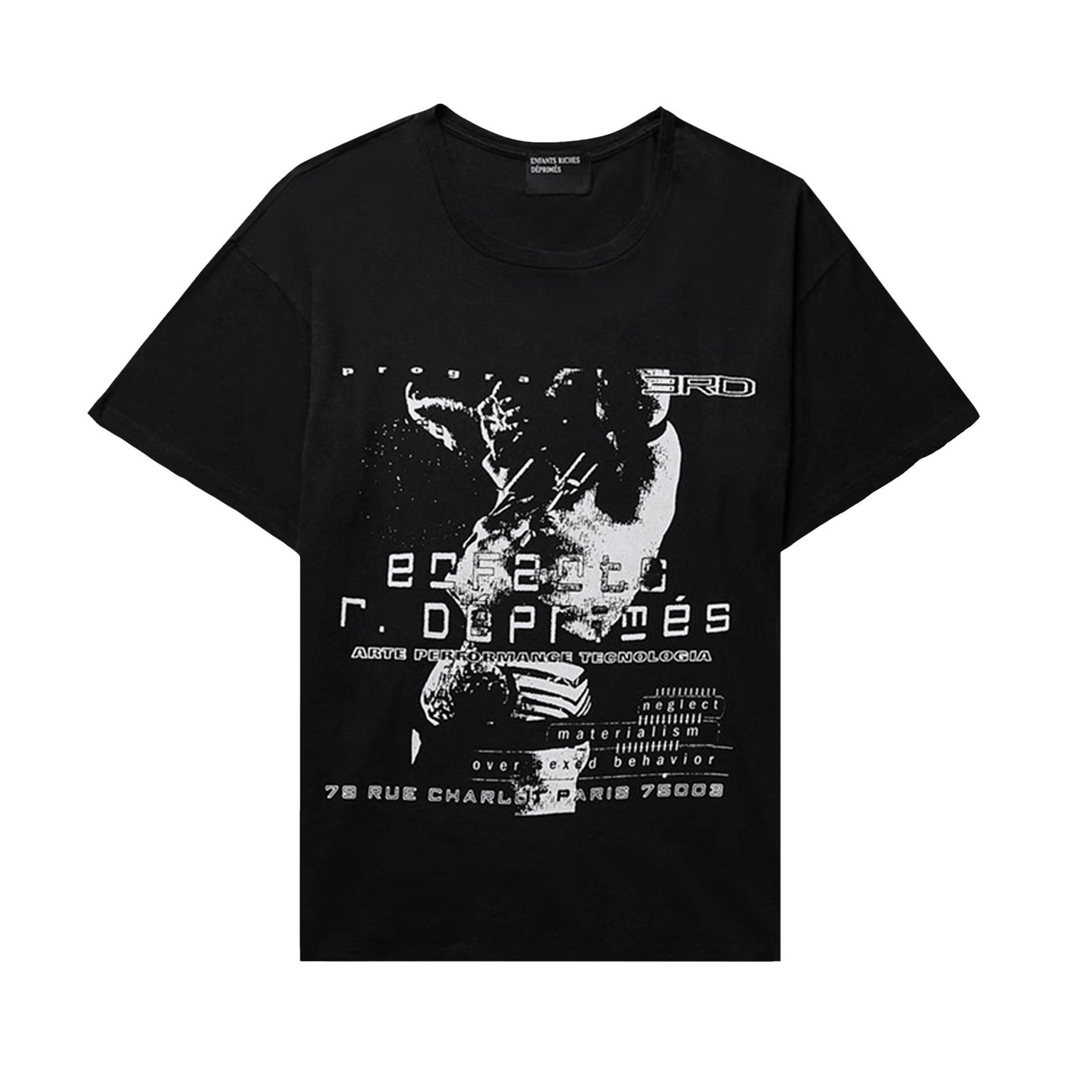 Тениска Enfants Riches Déprimés Neglect T-Shirt Черно | 010 606 FADE, 1