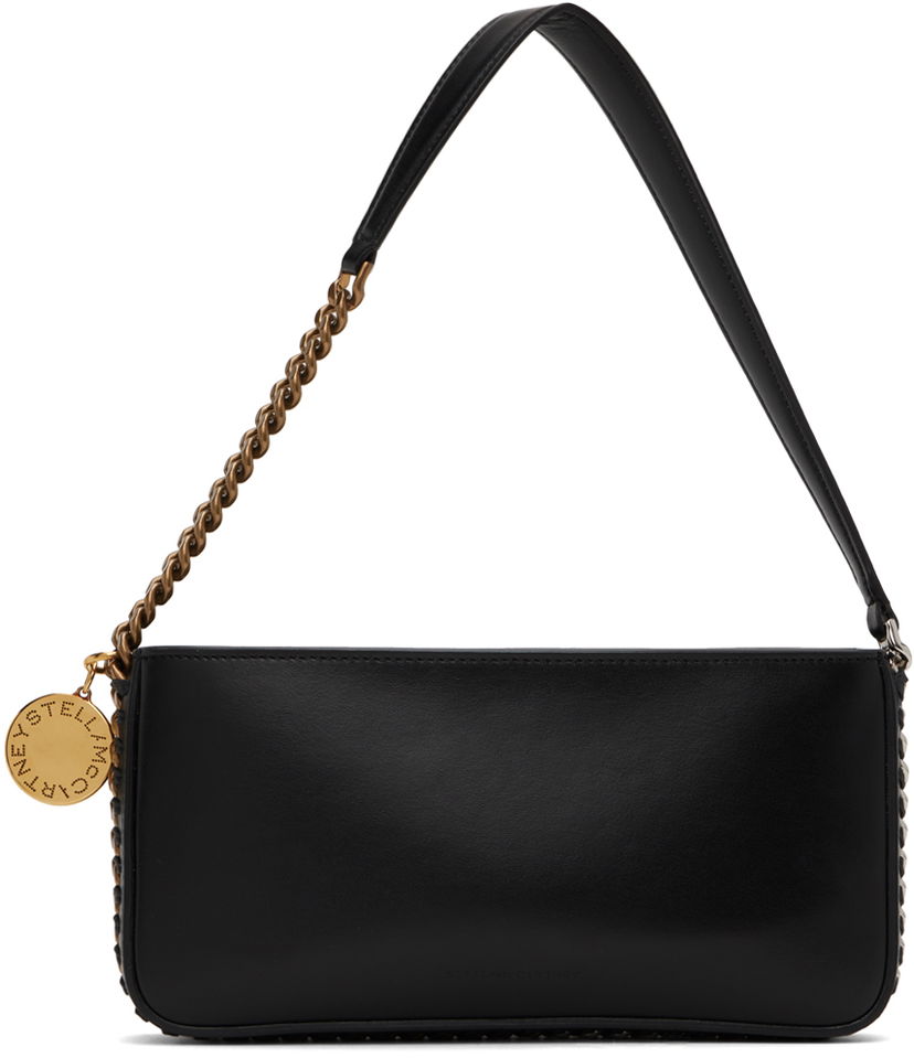 Дамска чанта Stella McCartney Frayme Baguette Shoulder Bag Черно | 7B0116W8839