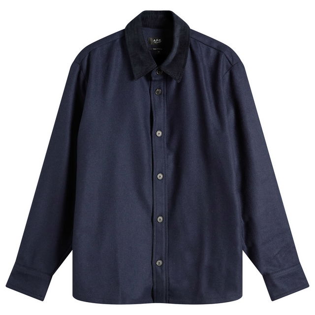 Bernado Wool Overshirt, Size Small
