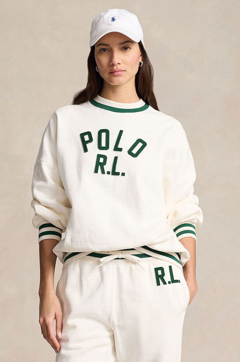 Суитчър Polo by Ralph Lauren PRL Sweatshirt Бяло | 211941211