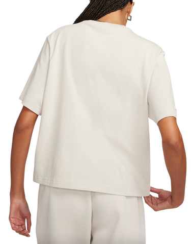 Тениска Nike W Classics Boxy T-Shirt, LT OREWOOD BRN Бяло | FQ6600-104, 1