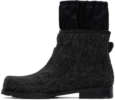 Облекло We11done We11done Brushed Chelsea Boots Черно | WD-AO3-22-448-M-DG, 2