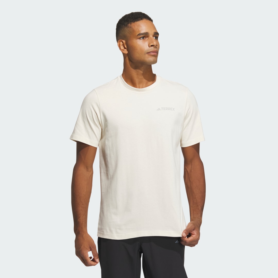 Тениска adidas Performance Graphic Short Sleeve Polygiene 230 GSM Бяло | IS0287, 0