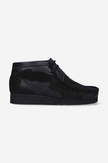 Кецове и обувки Clarks Wallabee Boot Patch Shoes Черно | 26163921, 0