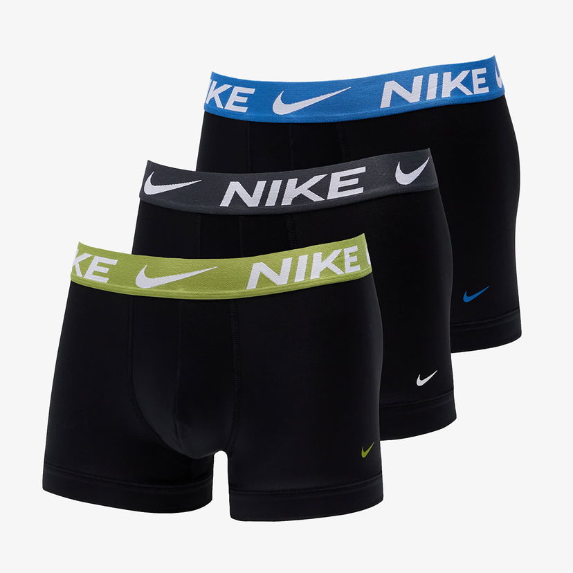 Бельо и чорапи Nike Boxers Trunk 3-Pack Multicolour Черно | 0000KE1156-L50