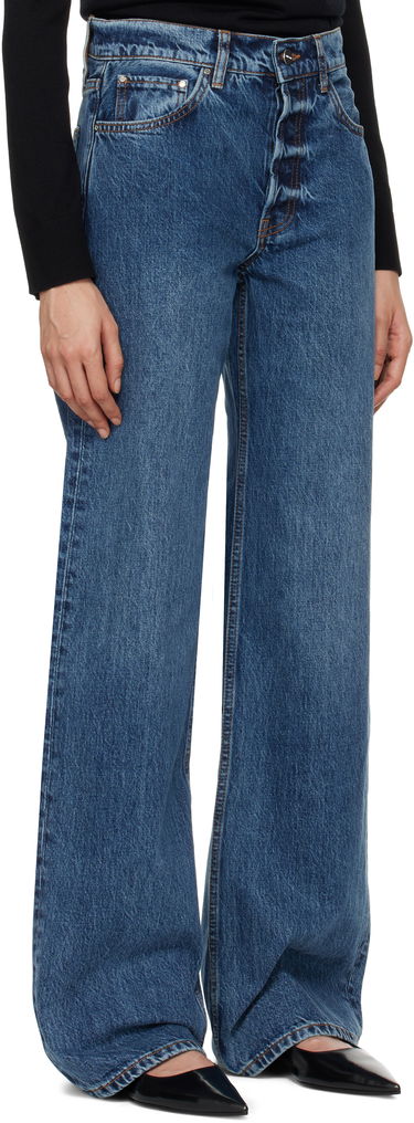 Дънки Anine Bing ANINE BING Hugh Wide Leg Jeans Синьо | A-06-1134-418-WHD8, 1