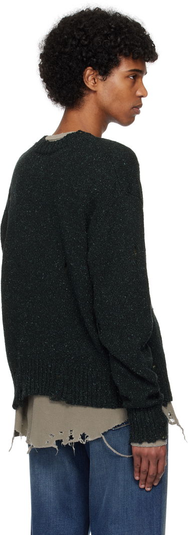 Пуловер We11done We11done Grunge Knit Sweater Зелено | WD-KT0-25-621-U-NV, 2