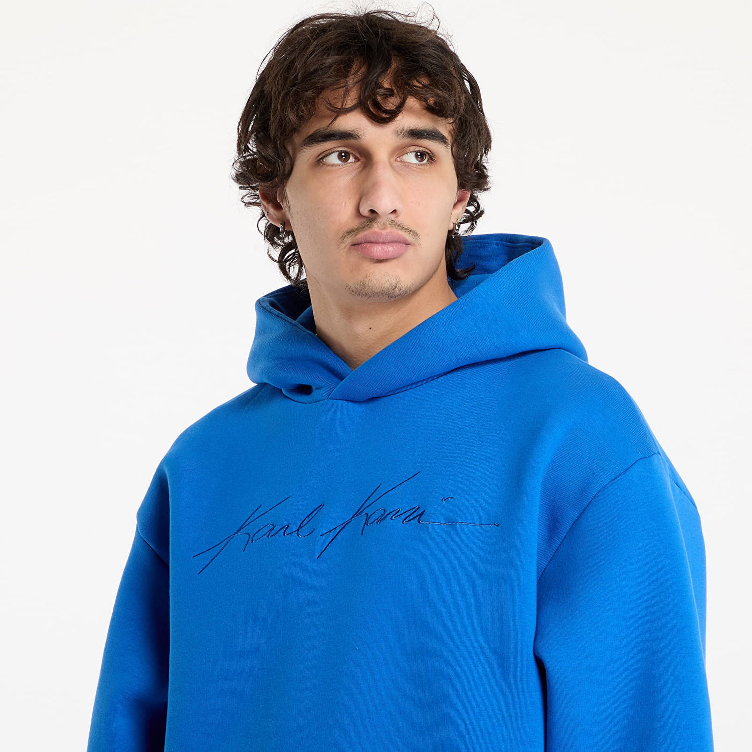 Суитчър Karl Kani Autograph Heavy OS Hoodie Синьо | 60210193, 1