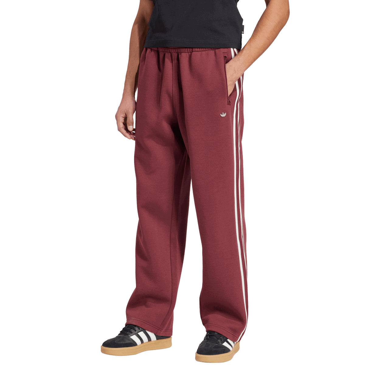 Спортни панталони adidas Originals Adidas PREM TP Sweatpants Бургунди | JV7592, 0