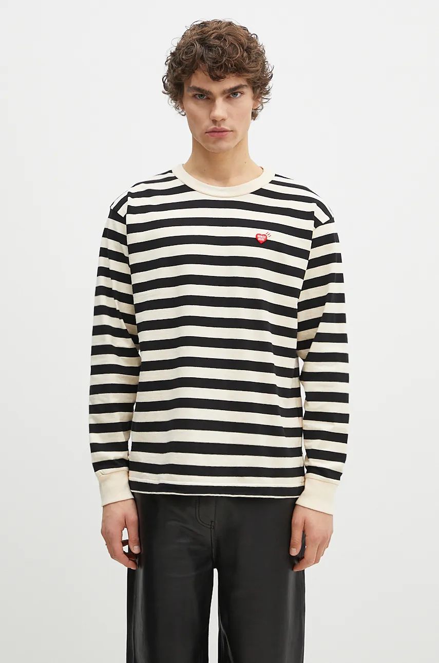 Тениска Human Made Striped Long Sleeve T-Shirt Бяло | HM28CS039, 0
