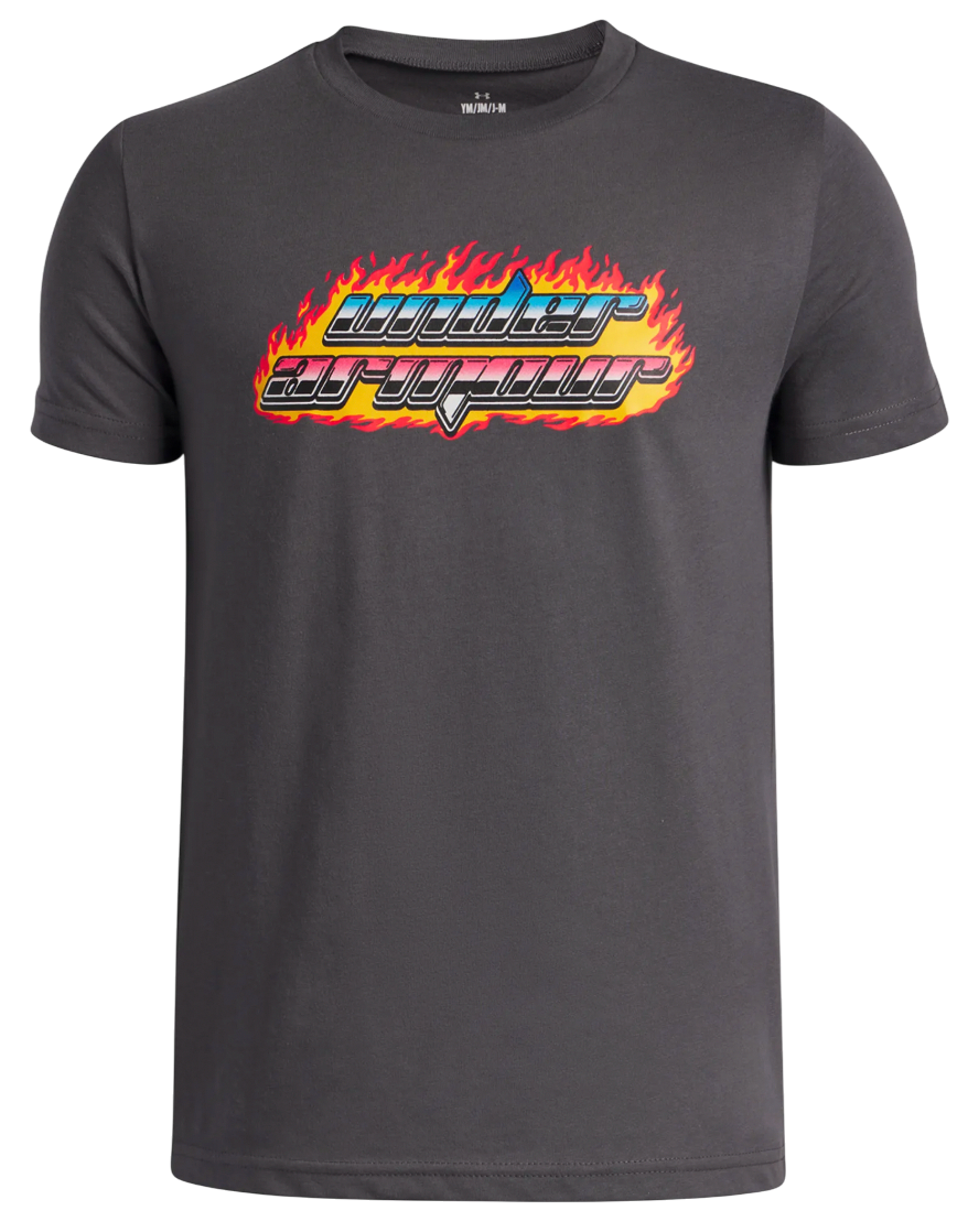 Тениска Under Armour Flame Short Sleeve T-Shirt Сиво | 6005059-025, 0