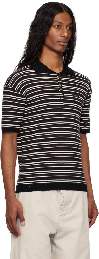 Поло тениска Andersson Bell Andersson Bell Striped Sweater Polo Черно | atb1286m, 1