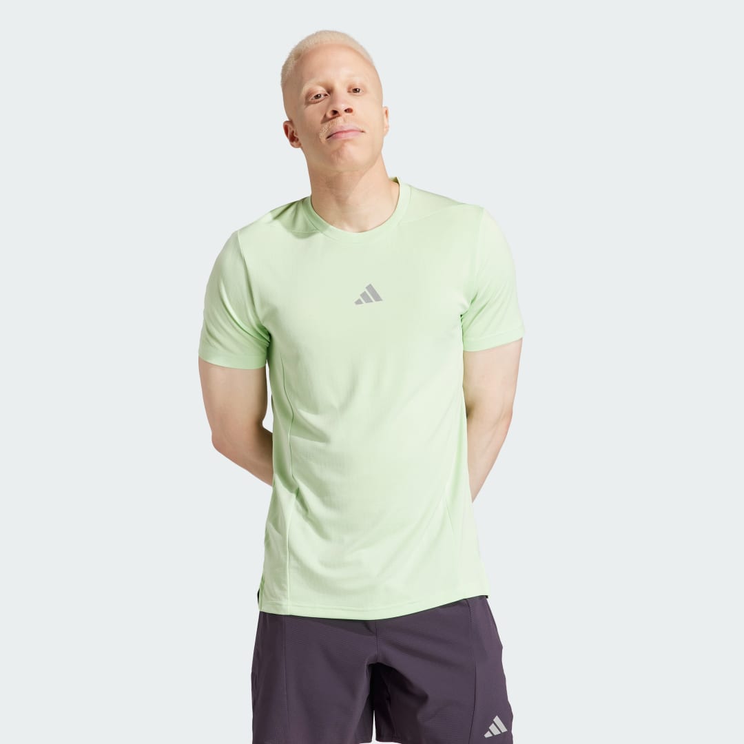 Тениска adidas Performance Designed for Training HIIT Workout HEAT.RDY Tee Зелено | IS3710, 0