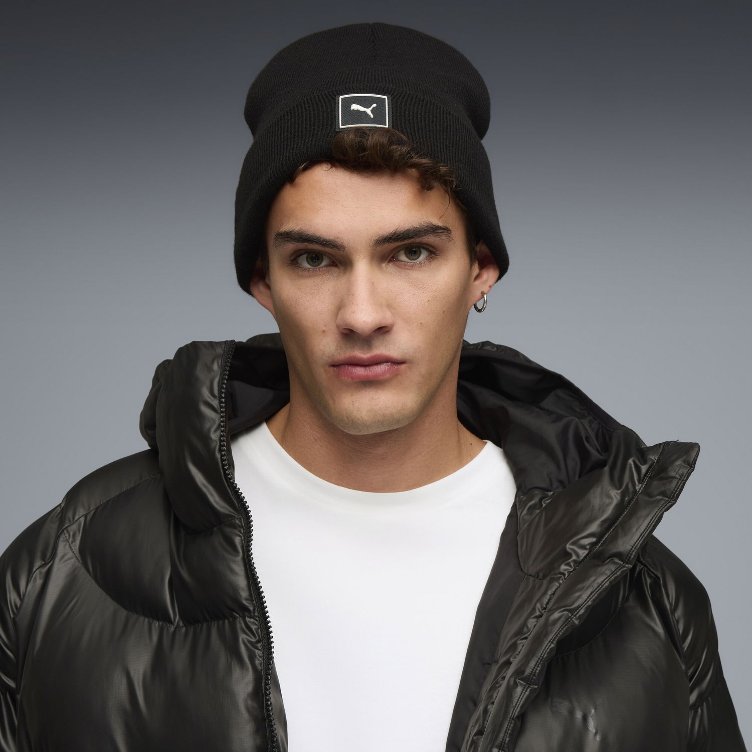 Шапка Puma Wardrobe Essentials High Crown Beanie Черно | 026409_01, 1