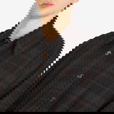 Риза OUR LEGACY Our Legacy Borrowed Shirt, Shadow Check Кафяво | M2252OB, 5