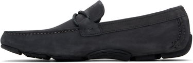 Кецове и обувки FERRAGAMO Salvatore Ferragamo Gancini Driver Loafers Сиво | 778848, 2
