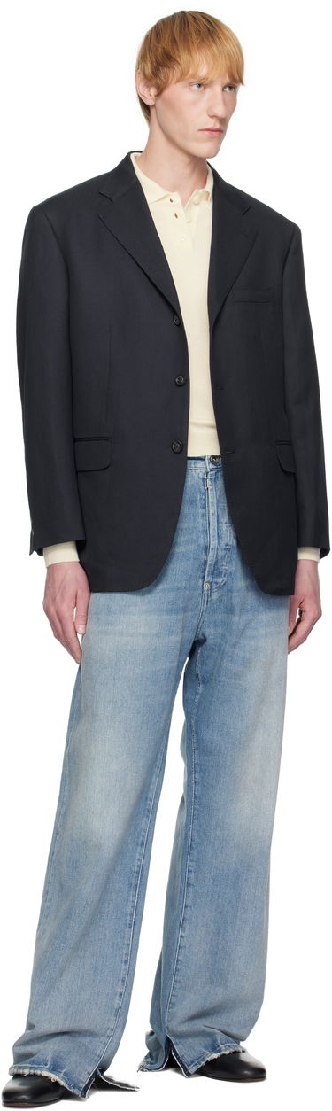 Яке Maison Margiela Maison Margiela Work-In-Progress Blazer Тъмно синьо | S50BN0537 M35287, 3