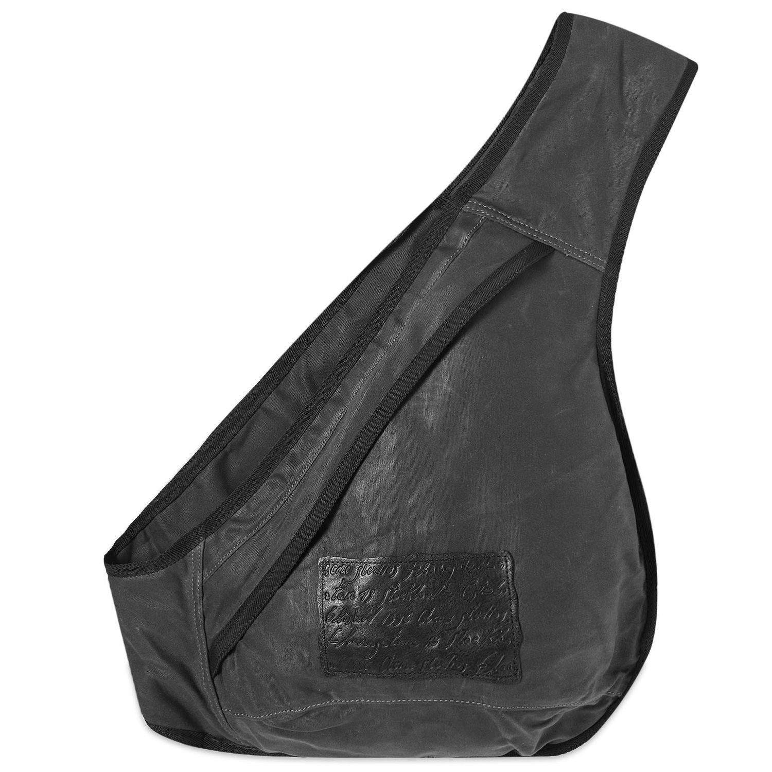 Чанта през рамо Acne Studios Andemer Wax Sling Bag Сиво | C10182-AMA, 0