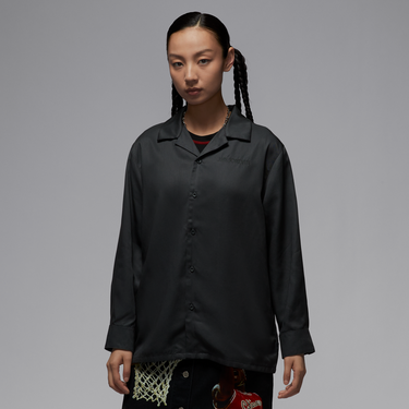 Риза Jordan Air Jordan Woven Long Sleeve Top Черно | HJ0020-045, 1