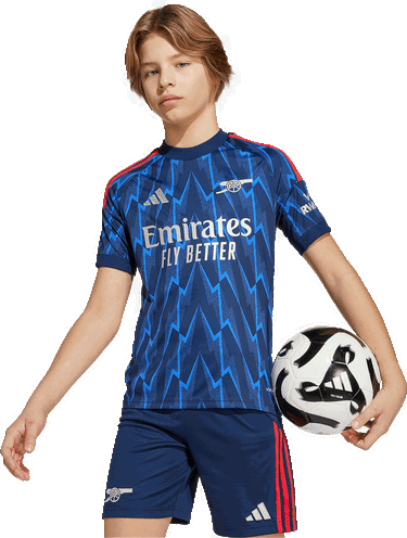 Фланелка adidas Originals Arsenal Jersey Away 2025/26 JR Тъмно синьо | ji9550, 3