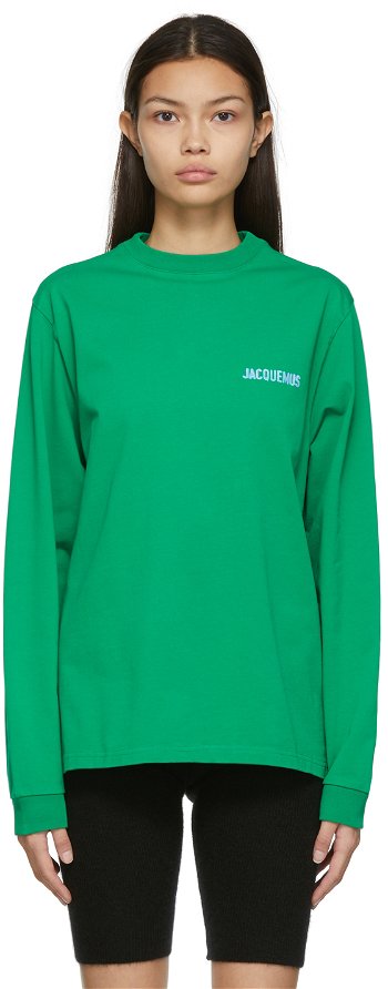 Jacquemus Green 'Le T-Shirt Gelo' Long Sleeve T-Shirt 22E225JS073-2003