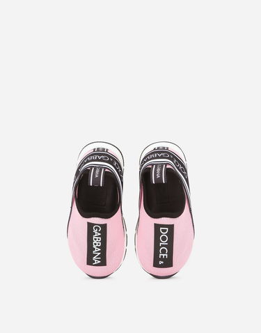 Кецове и обувки Dolce & Gabbana Sorrento Slip-on With Logo Tape Розово | DN0105AH6778B405, 3