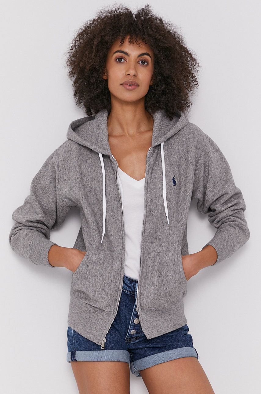 Суитчър Polo by Ralph Lauren Hoodie Сиво | 211794396004, 0