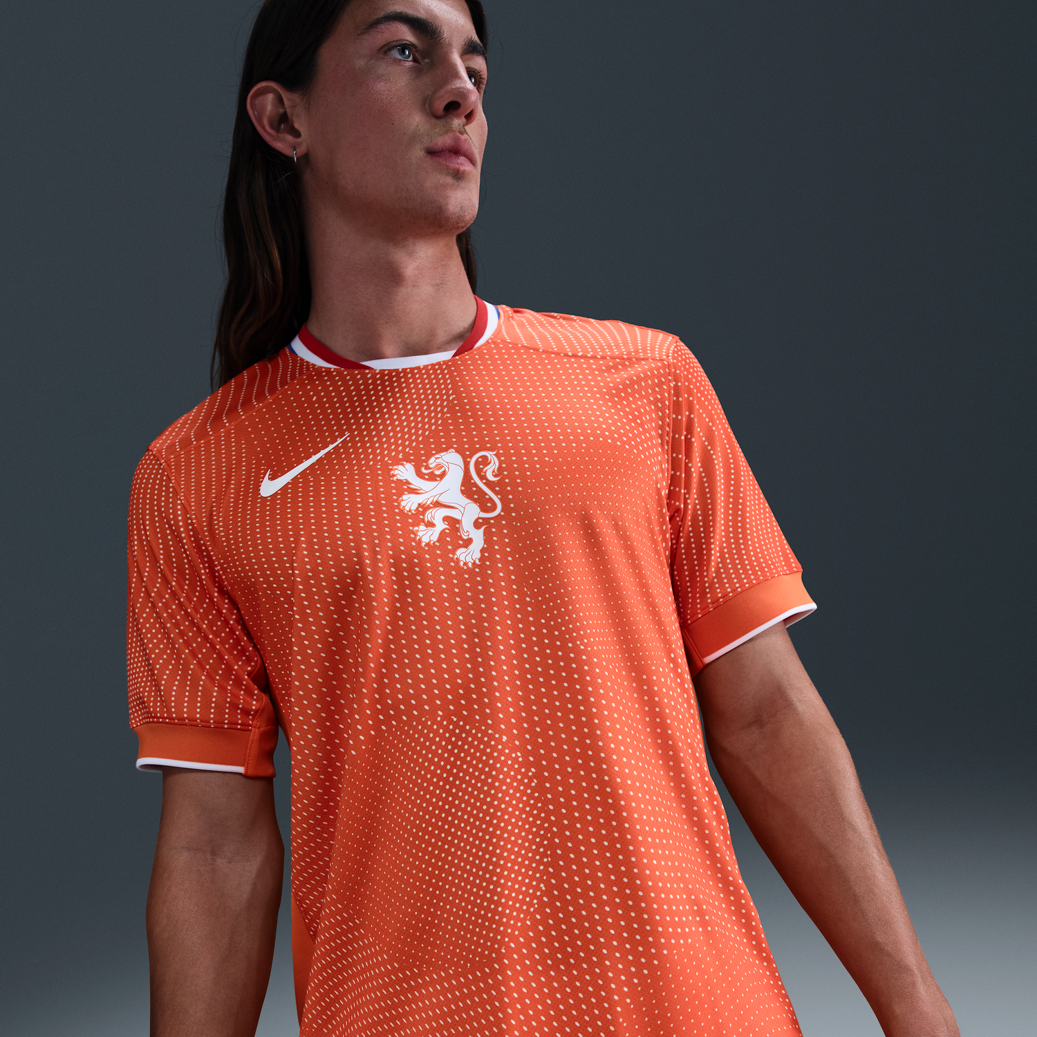 Фланелка Nike Netherlands Stadium 2025 Dri-FIT Replica Jersey Оранжево
 | FZ9015-819, 0