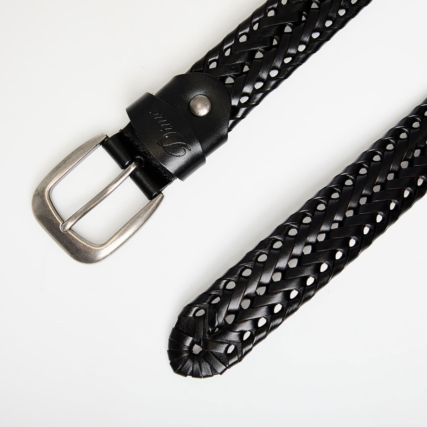 Колани Dime DIME Braided Leather Belt Черно | DIME2SP2527BLK, 1