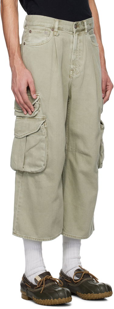 Карго панталони R13 R13 Cropped Multi Pocket Denim Cargo Pants Зелено | R13MD246-D292A, 1