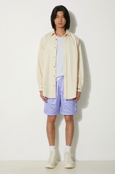 Къси панталони adidas Originals adidas Originals Mono Satin Shorts Лилаво | IS2935, 1