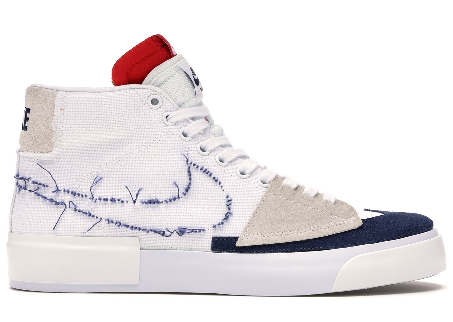 Кецове и обувки Nike SB Blazer Mid Edge Hack Pack White Бяло | CI3833-100, 0