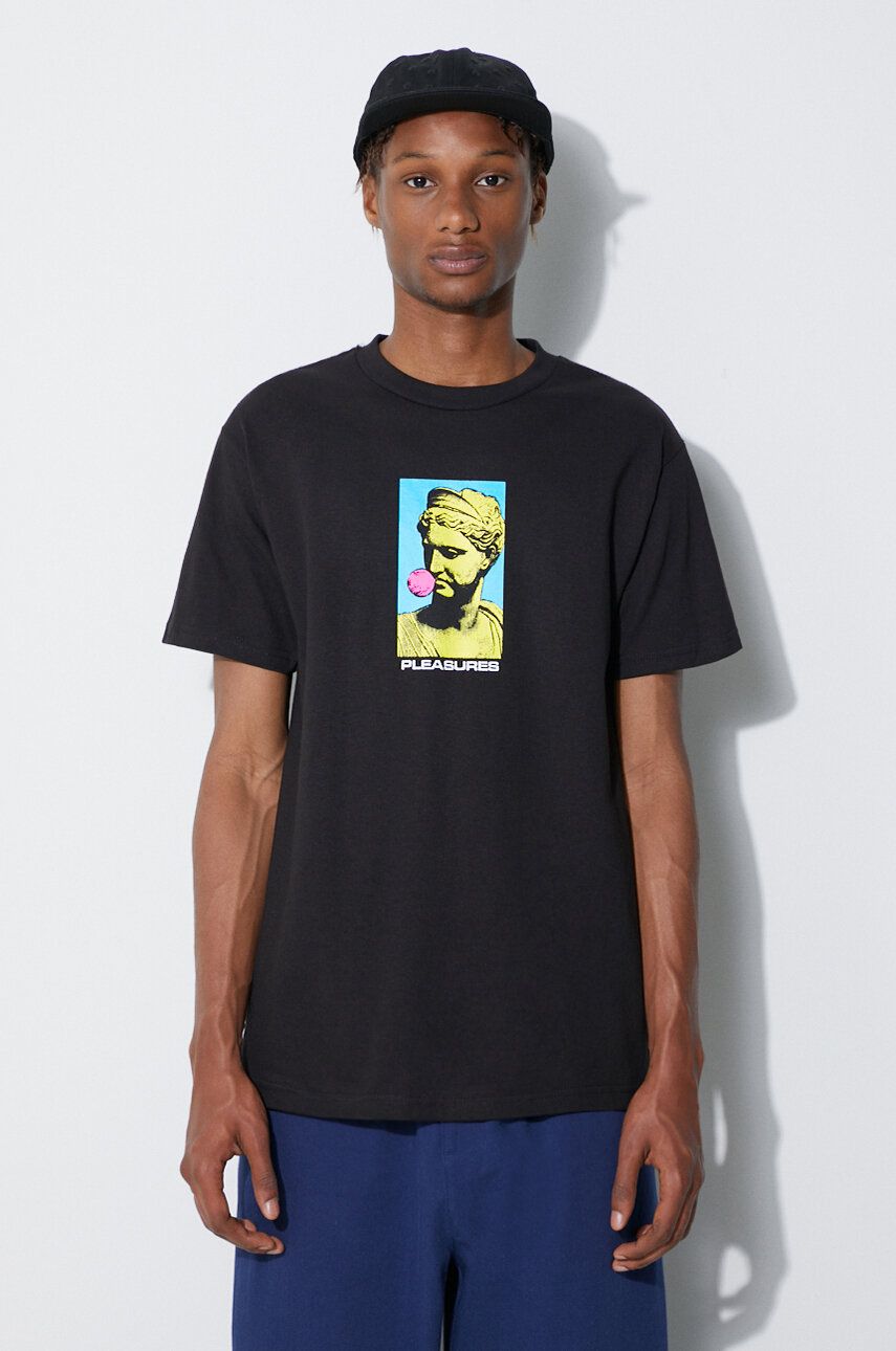 Тениска Pleasures T-Shirt With Print Черно | P23SU049, 0