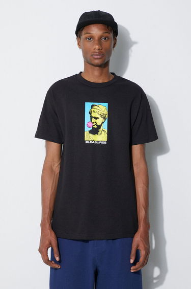 Тениска Pleasures T-Shirt With Print Черно | P23SU049, 0