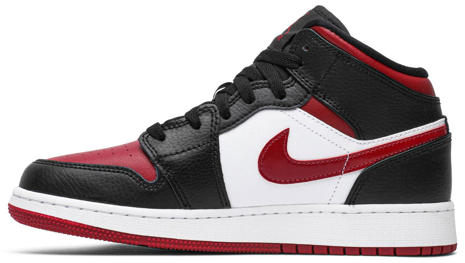 Кецове и обувки Jordan Air Jordan 1 Mid "Noble Red" GS Черно | 554725-066, 1