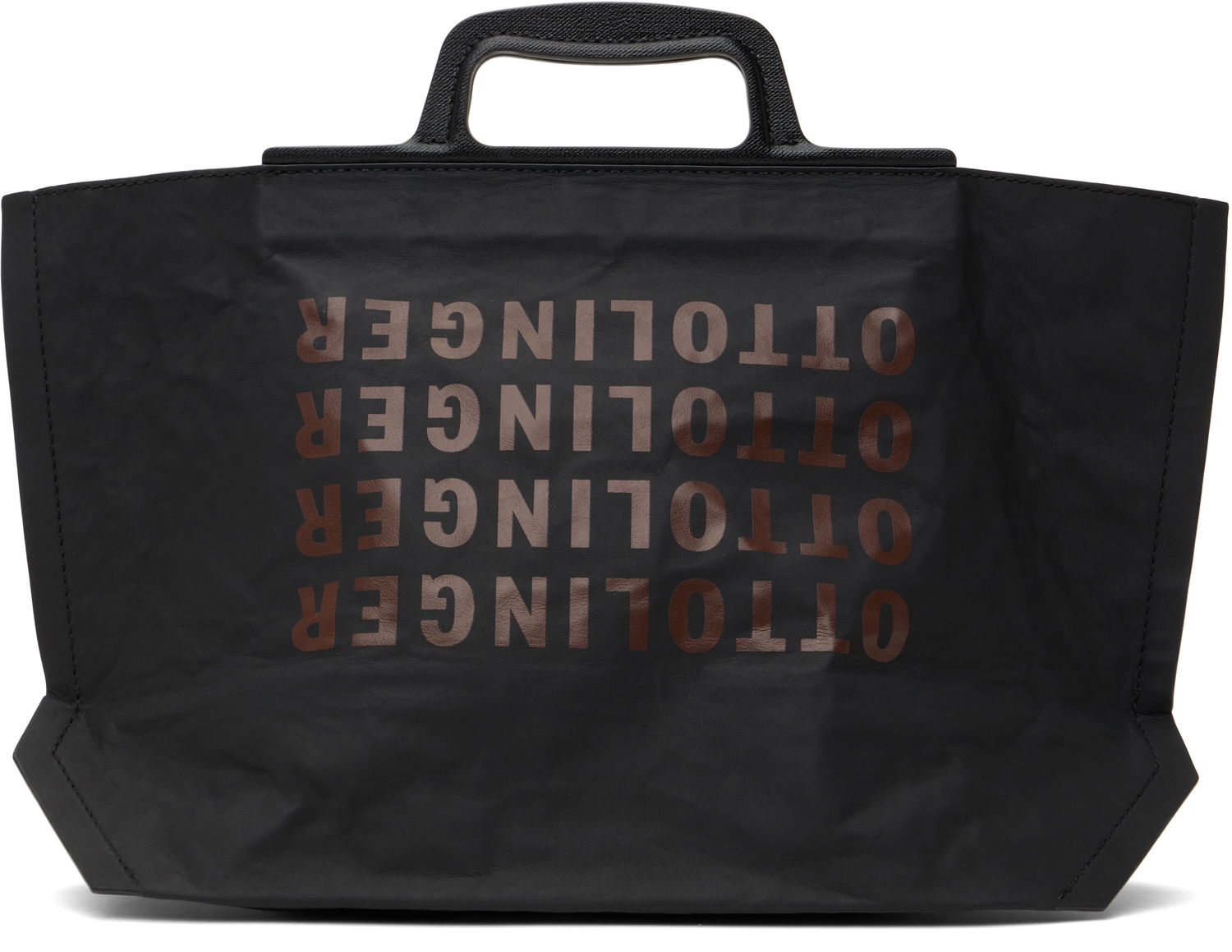 Голяма пазарска чанта Ottolinger Ottolinger Frozen Tote Bag ECCO.kollektive Edition Черно | 920012790000, 0